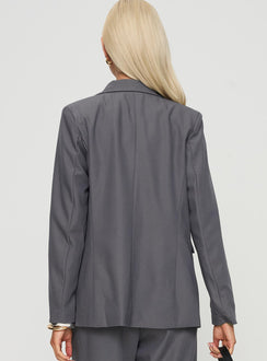 Blazer Relaxed fit, lapel collar, button fastening, twin hip pockets Non-stretch material, fully lined 
