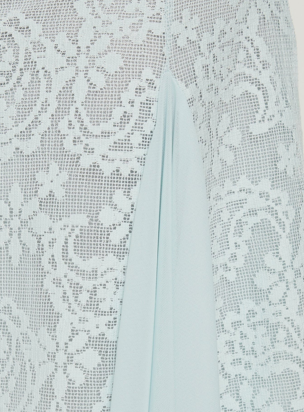 Featuring the Quani Lace Midi Skirt Blue womens-skirts in powder blue with intricate floral detailing Princess Polly
