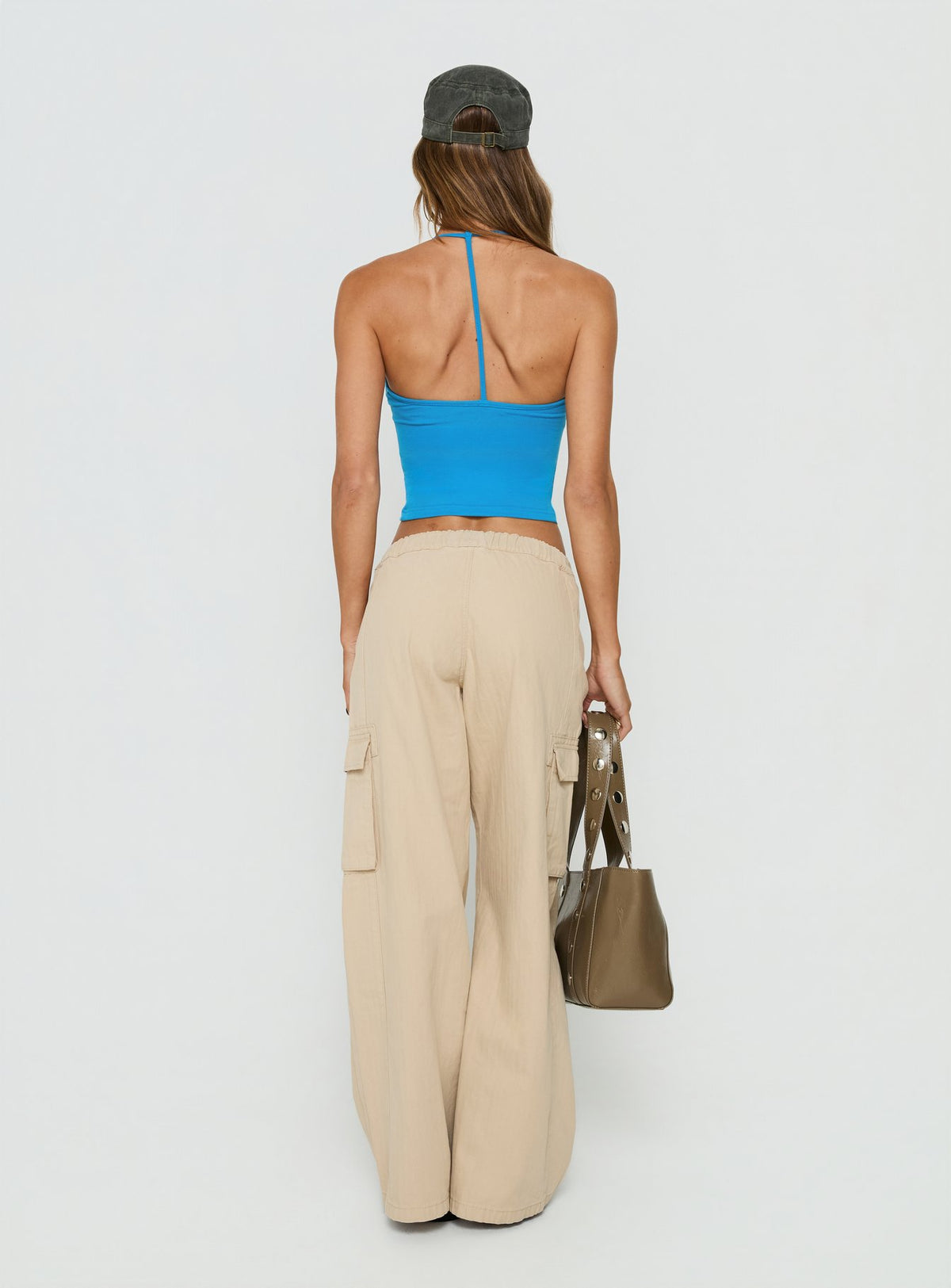 Scarletta Ultra Wide Cargo Pants Natural