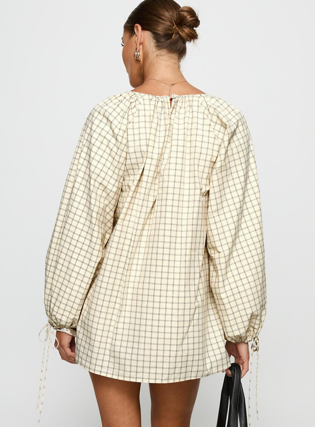 Preacher Playsuit White Check