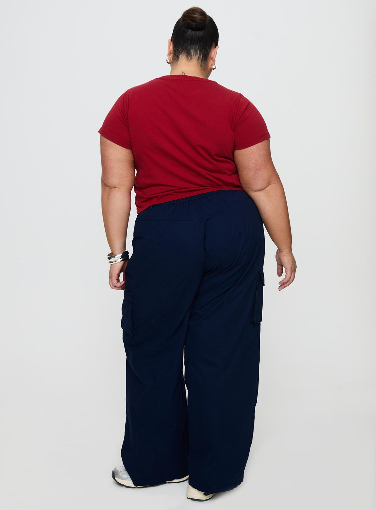 Major General Cargo Pant Navy Low Rise Pants Pants 