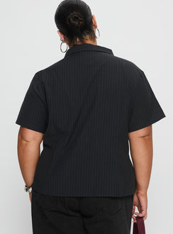 Arnica Top Black Stripe Curve