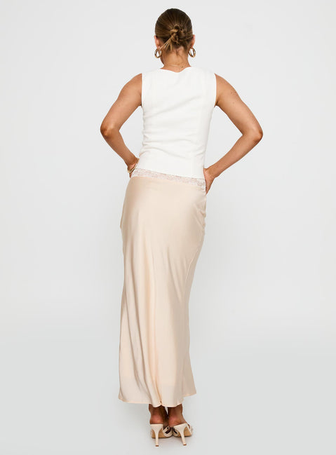 The Charmaine Maxi Skirt Cream
