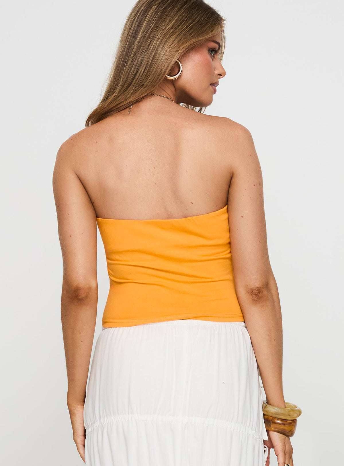 Peaches Tube Top Orange