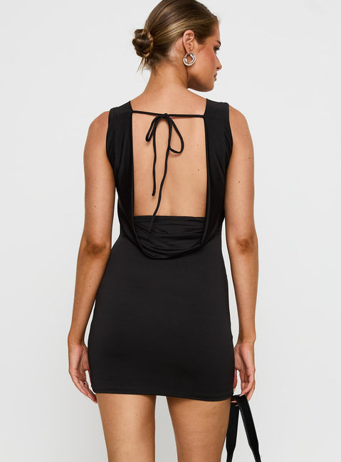Alexandros Mini Dress Black