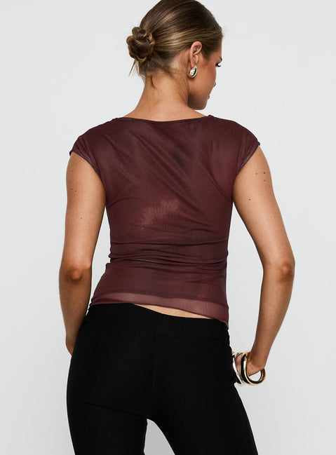 Nova Top Brown