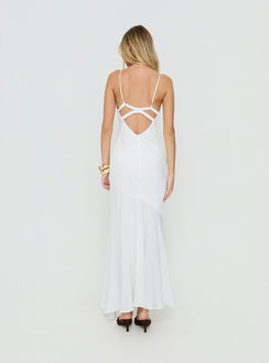 Makaia Balconette Maxi Dress White