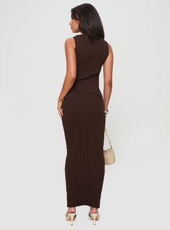 Matching set Ribbed material, high neckline, asymmetric hem, elasticated waist Good stretch, unlined