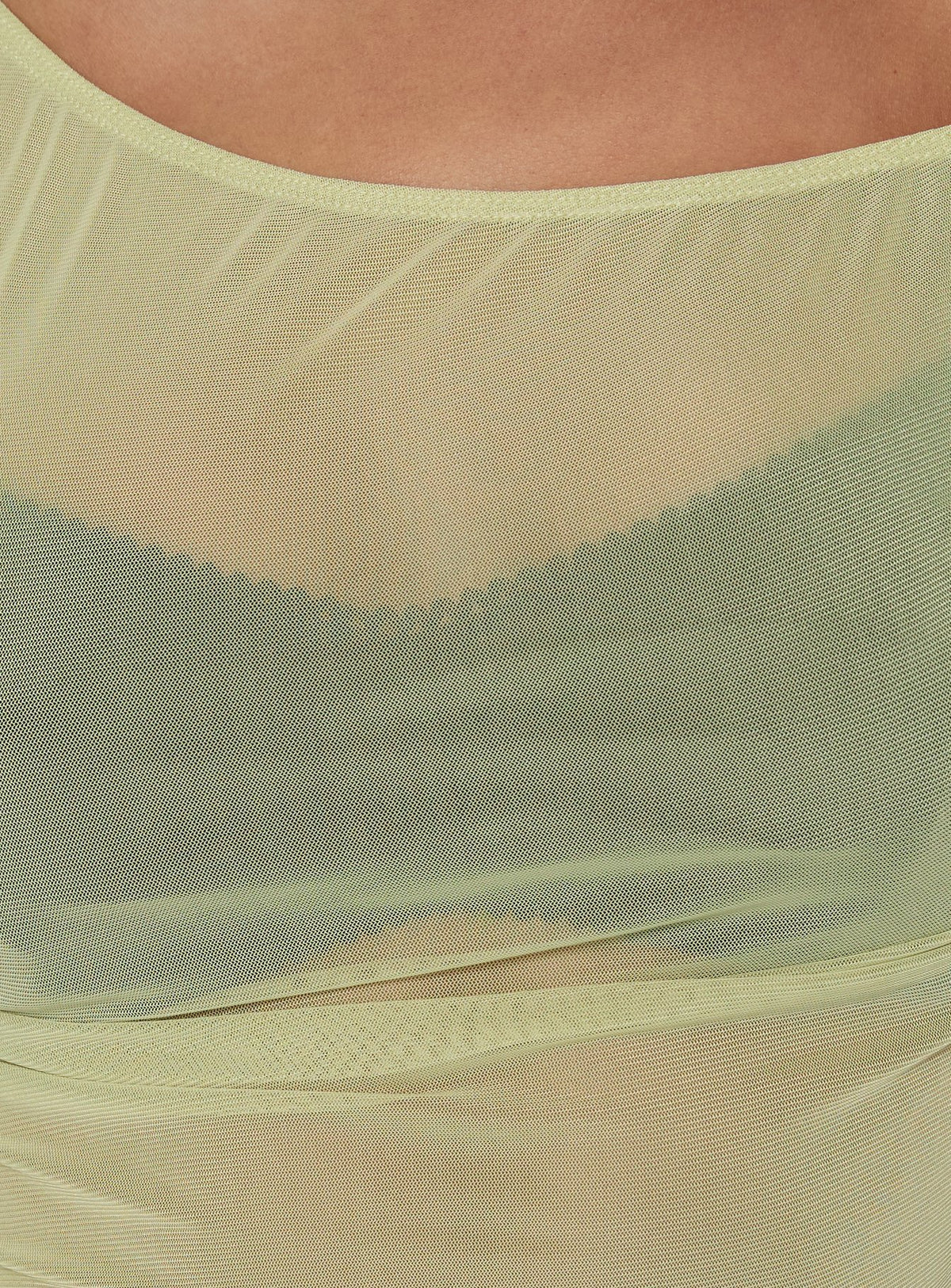 Tanjiro One Shoulder Top Green