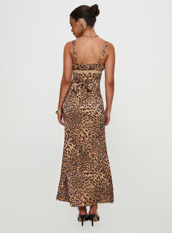 Sanctuary Maxi Dress Leopard