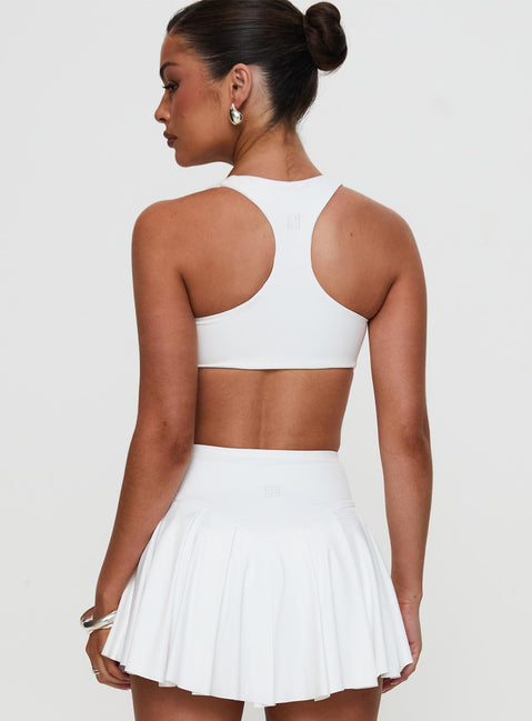 Pulse Active Halter Crop White