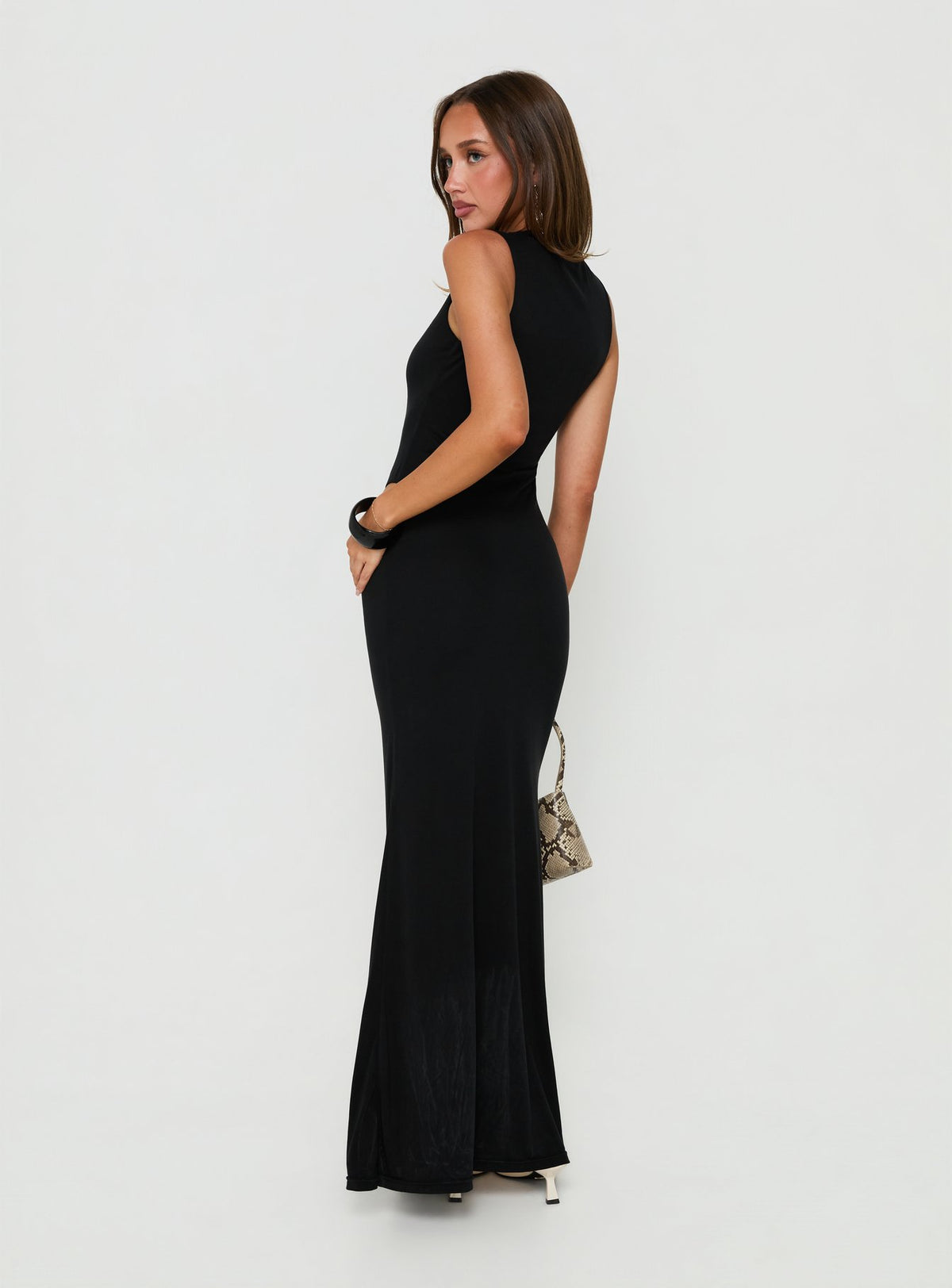 Camilah Cut Out Maxi Dress Black