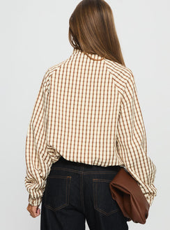 Kalle Jacket Brown Check
