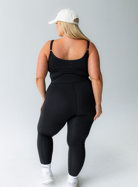 Black one piece catsuit