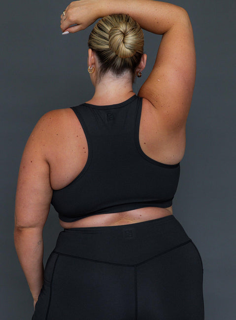 Black crop top
