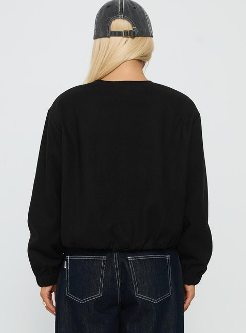 Grasp Bomber Jacket Black