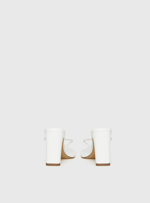 Billini Silas Heels White