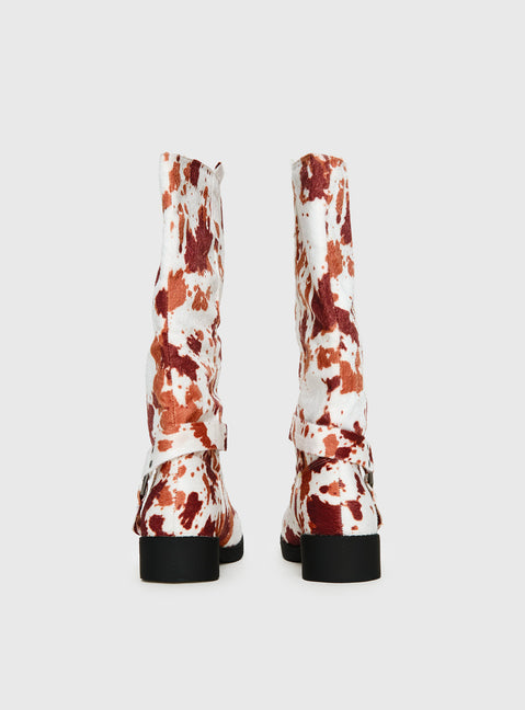Wrecked Western Boots Animal