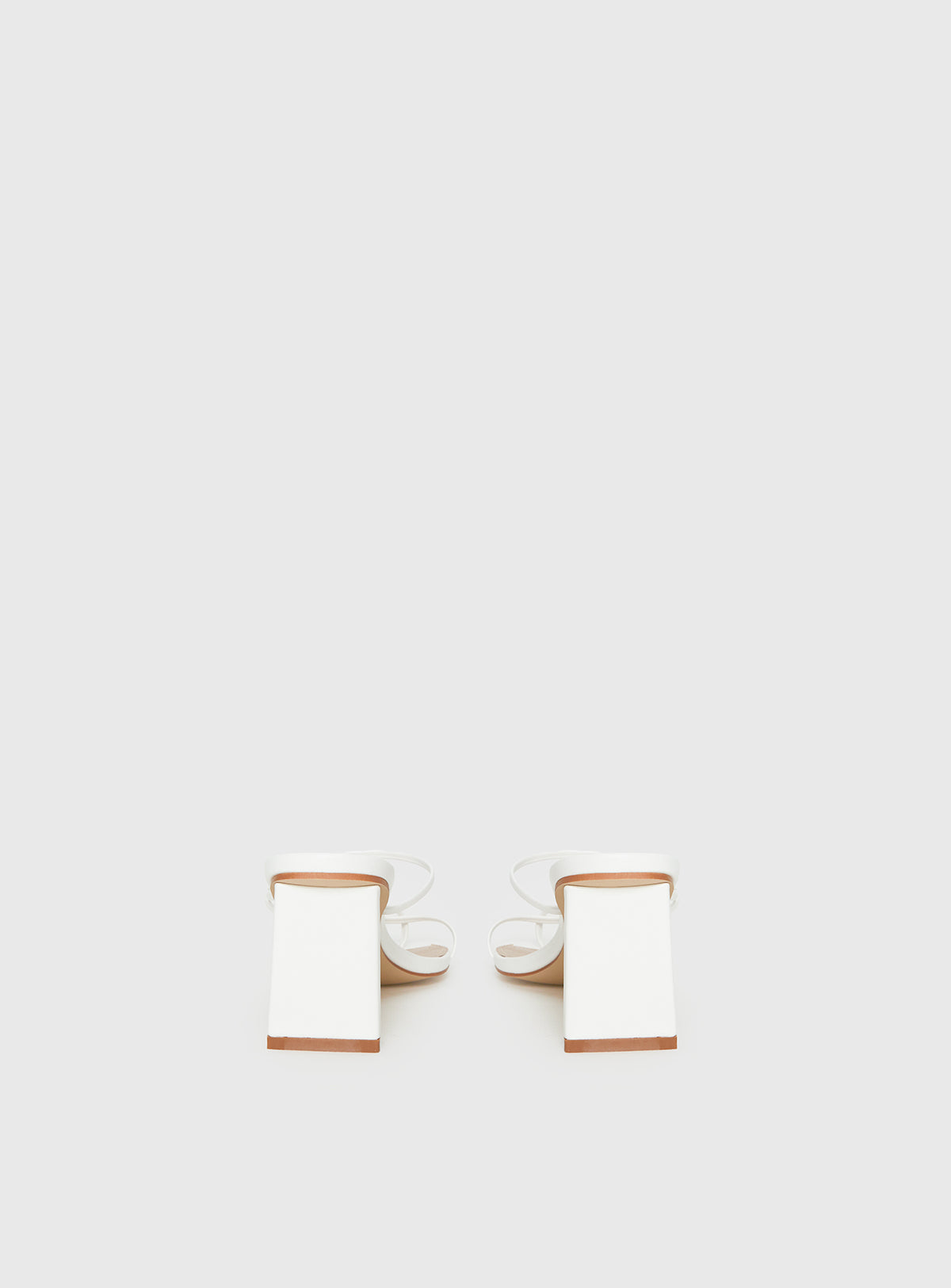 The Becka Heels White