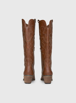 Therapy Malvin Cowboy Boots Tan