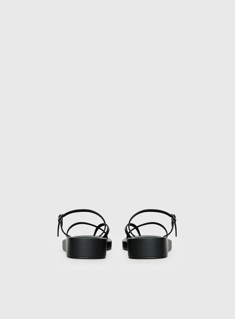 Riki Mini Belt Sandals Black