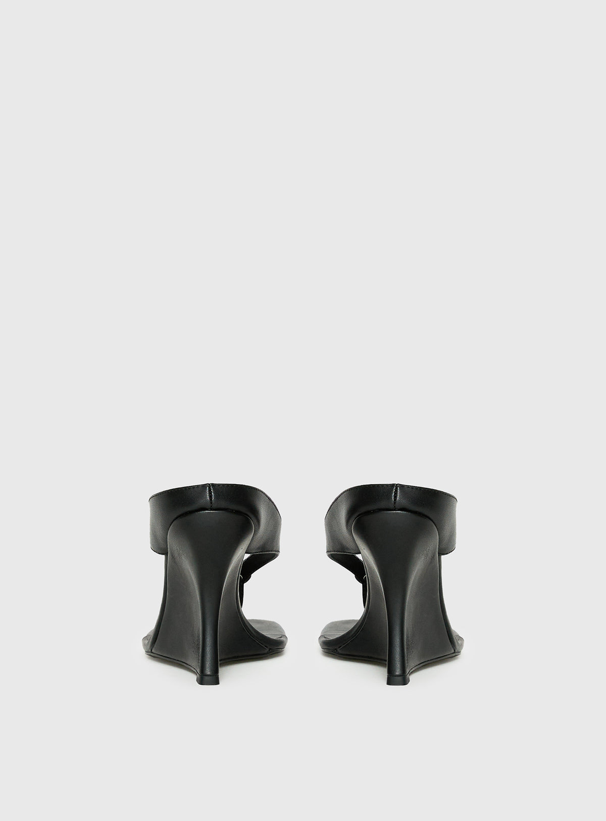 Two Summers Wedge Heels Black