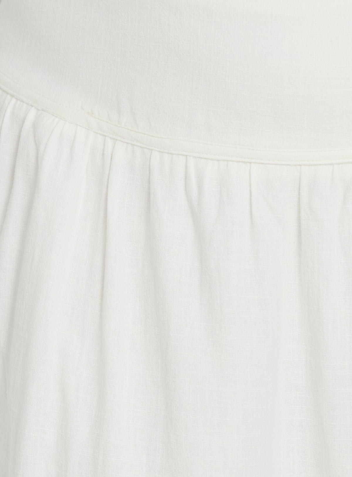 Heart Of Gold Linen Blend Midi Skirt White Curve in womens-skirts with length product Princess Polly