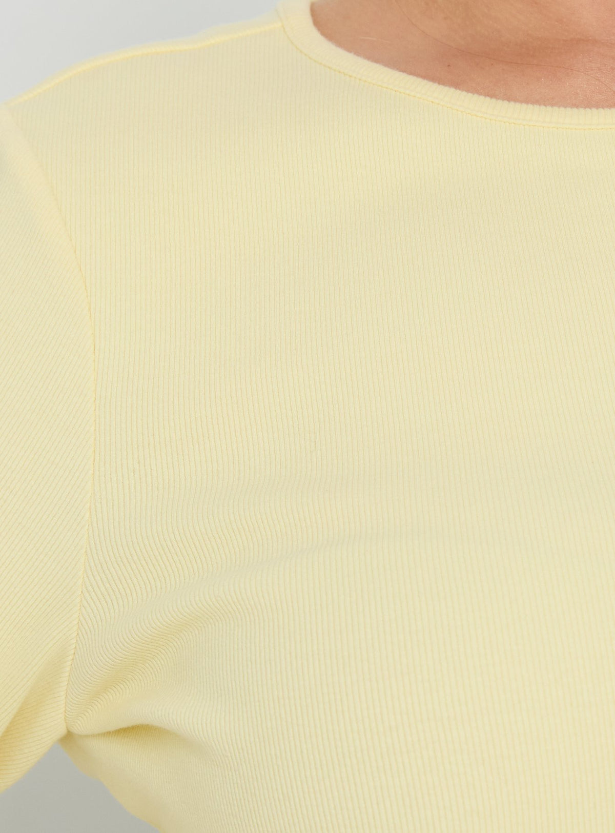 Elaia 3/4 Sleeve Top Yellow Curve
