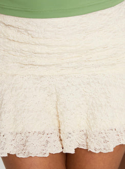 product Princess Polly Vancesca Lace Mini Skirt Cream Mini Skirts Skirts 