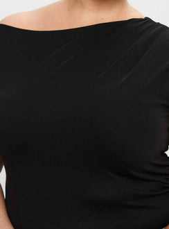 product Princess Polly Miyako Bodysuit Black Curve Sleeveless Bodysuit 