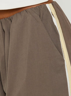 Lunea Concealed Waistband Pants Mushroom Stripe