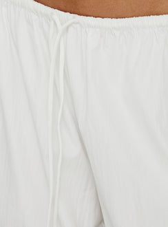 Crafted with Daiana Lace Culotte Pants Cream womens-regular-pants featuring mid-rise product