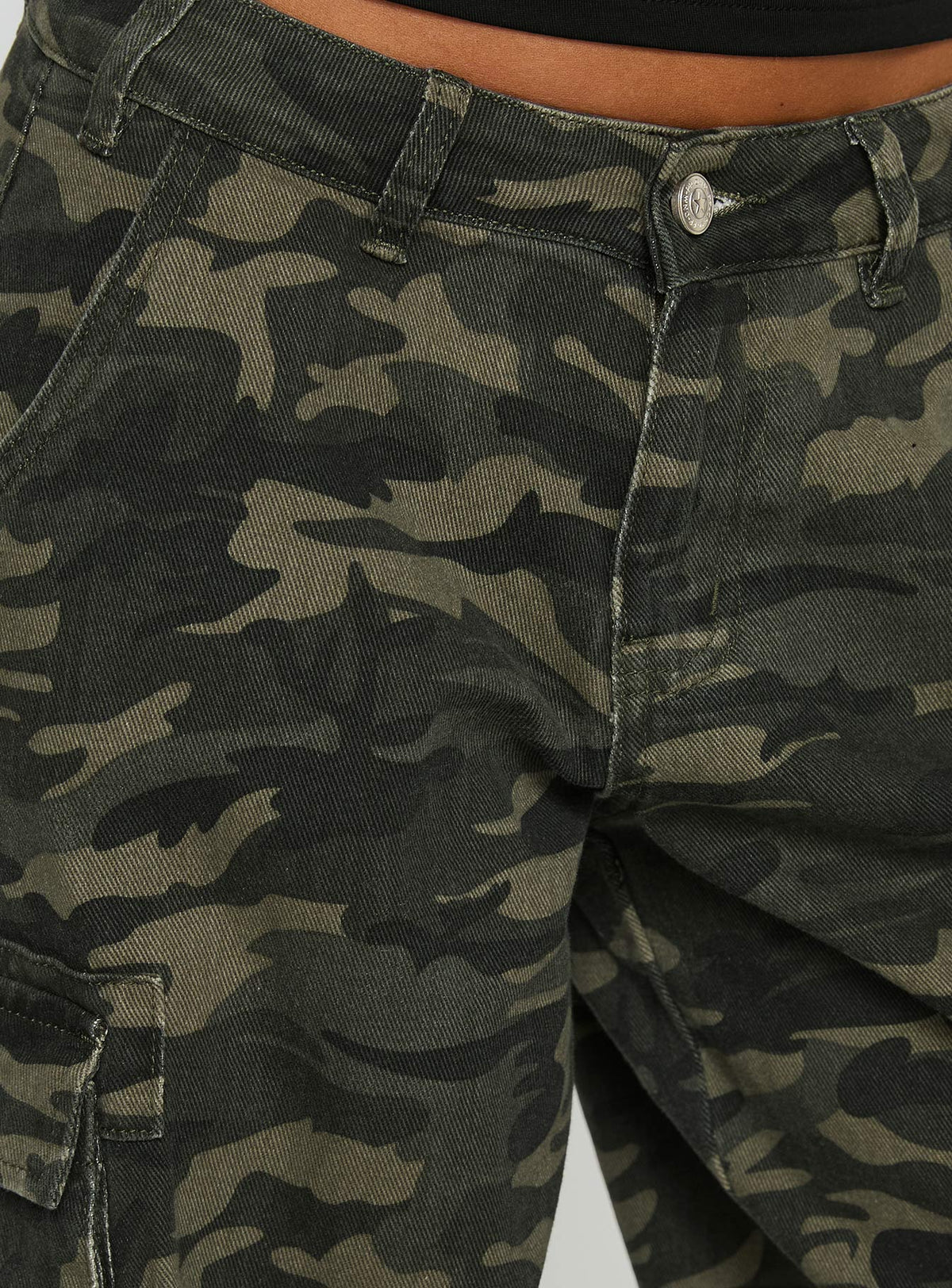 Hudsen Longline Cargo Shorts Camo Tall