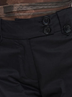 product Princess Polly Aislyn Flare Pant Black High Rise Pants Pants 