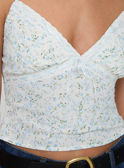 product Princess Polly Fondar Top Multi Floral Sleeveless Plunger 