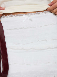 product Princess Polly Blooma Mini Skirt White Mini Skirts Skirts 