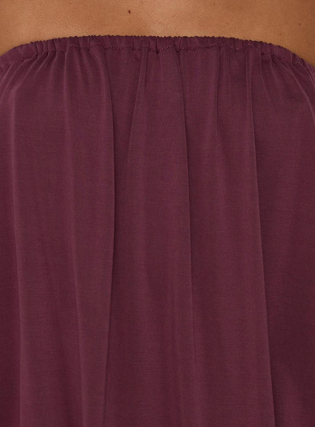 Olidia Strapless Mini Dress Plum