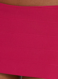 Karletti Bandage Mini Skort Fuchsia
