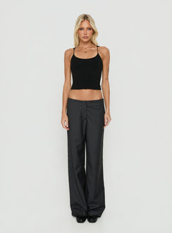 Kierrah Slim Tank Top Black