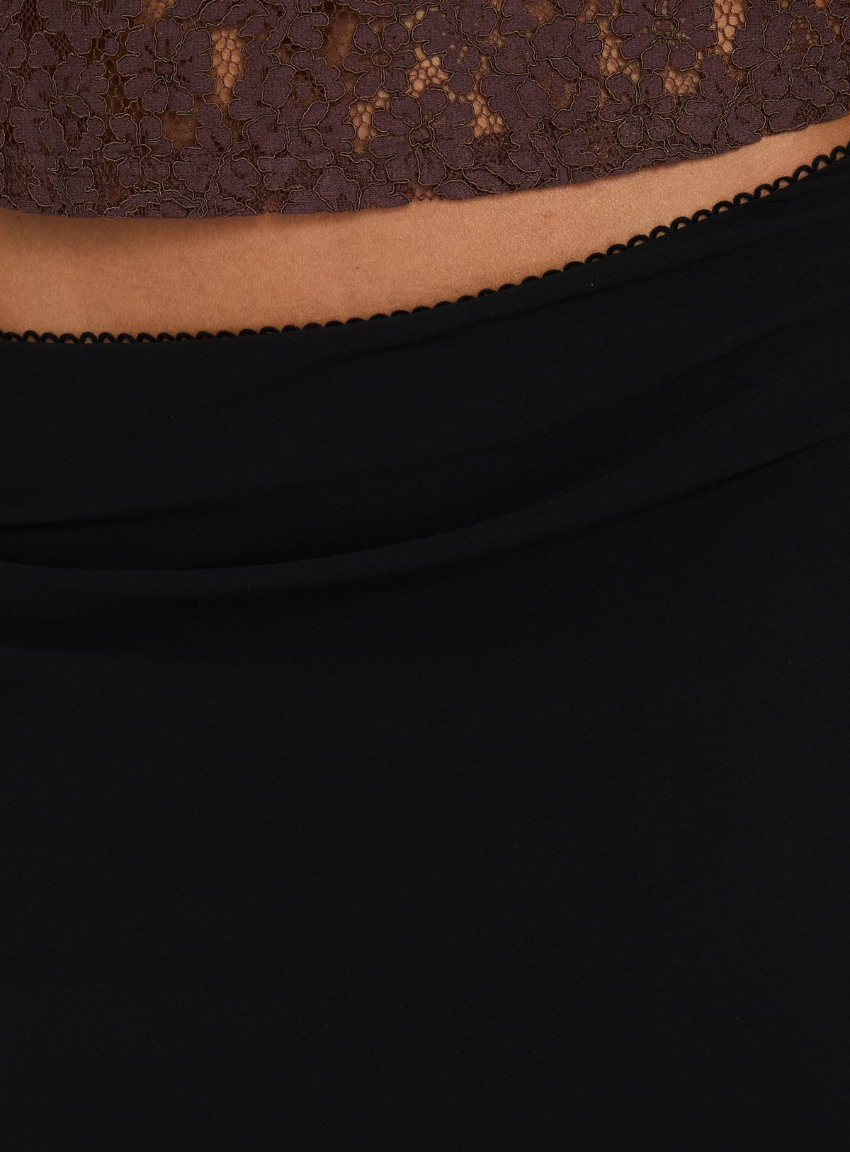 product Princess Polly Clarabella Frill Midi Skirt Black Midi Skirts Skirts 