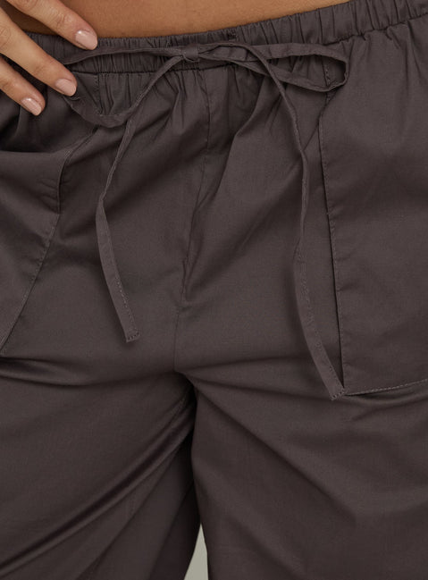Featuring the Toren Drawstring Straight Leg Pants Charcoal in womens regular pants with high-rise detail Princess Polly