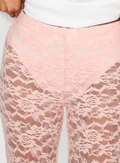 product Princess Polly Peru Lace Pants Pink Pants 