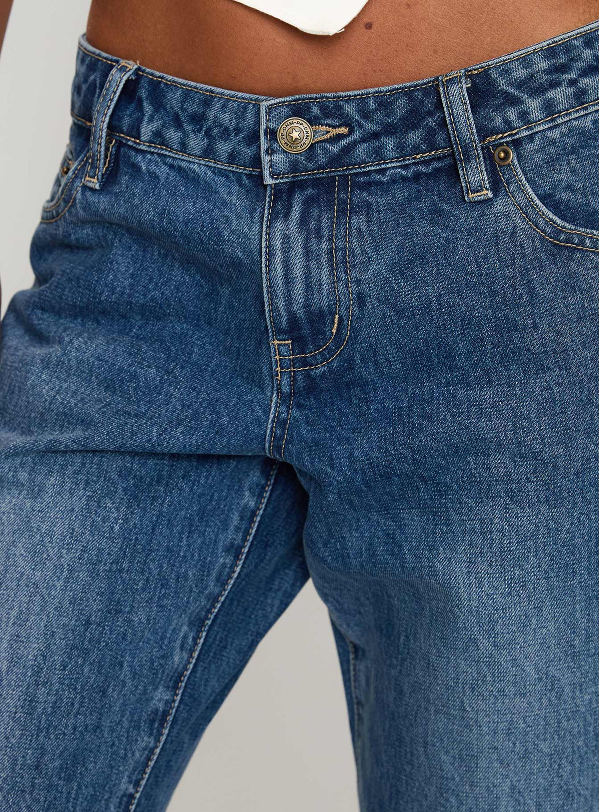 product Princess Polly Better Half Low Rise Jeans Horizon Blue Low Rise Jeans 