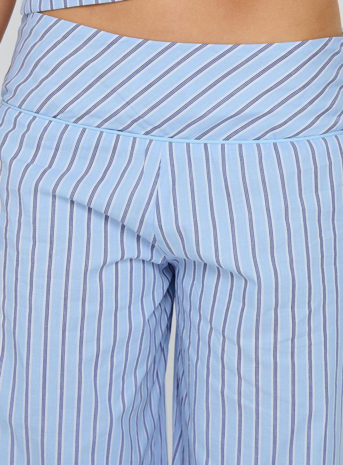 product Princess Polly Sofea Mid Rise Pant Blue Stripe High Rise Pants Pants 