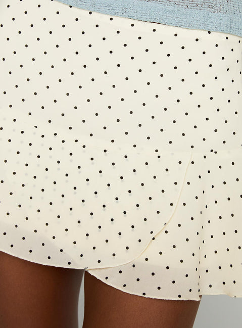product Princess Polly Sonsie Mini Skirt Cream Mini Skirts Skirts 