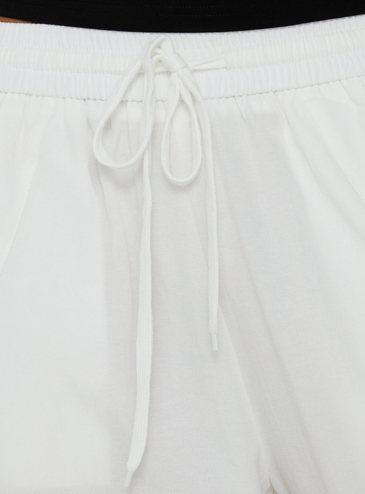 Showcasing Mankind Baggy Cargo Pants White in womens-regular-pants with mid-rise, product Princess Polly