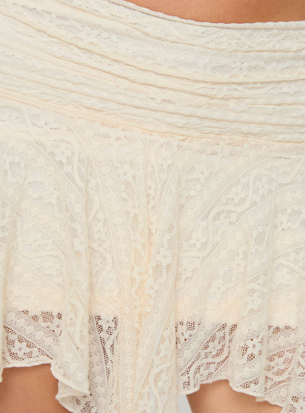 product Princess Polly Lifas Lace Mini Skirt Cream Petite Mini Skirts Skirts 