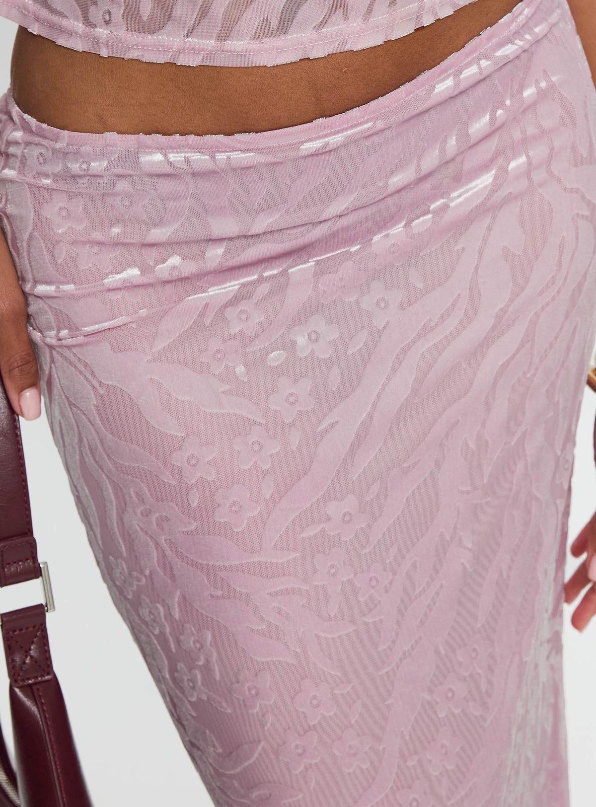 product Princess Polly Kalei Maxi Skirt Pink Floral Maxi Skirts Skirts 