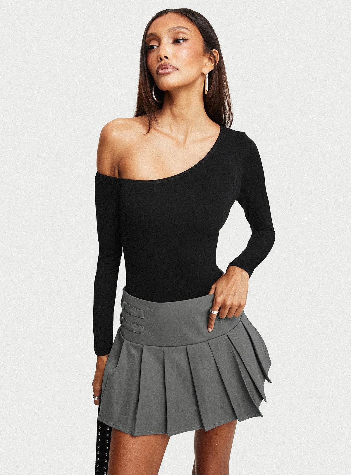 product Cartwright Mini Skirt Charcoal Princess Polly  Mini Skirts 