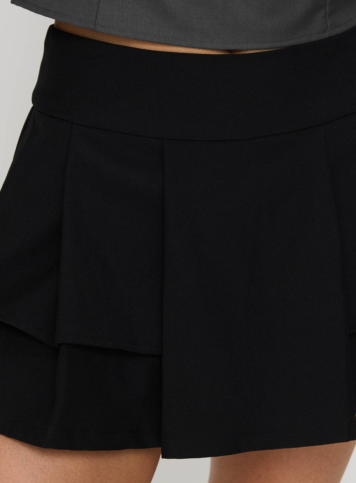 product Princess Polly Yeva Pleat Mini Skirt Black Mini Skirts Skirts 